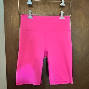 Fabletics Hot Pink Bike Shorts